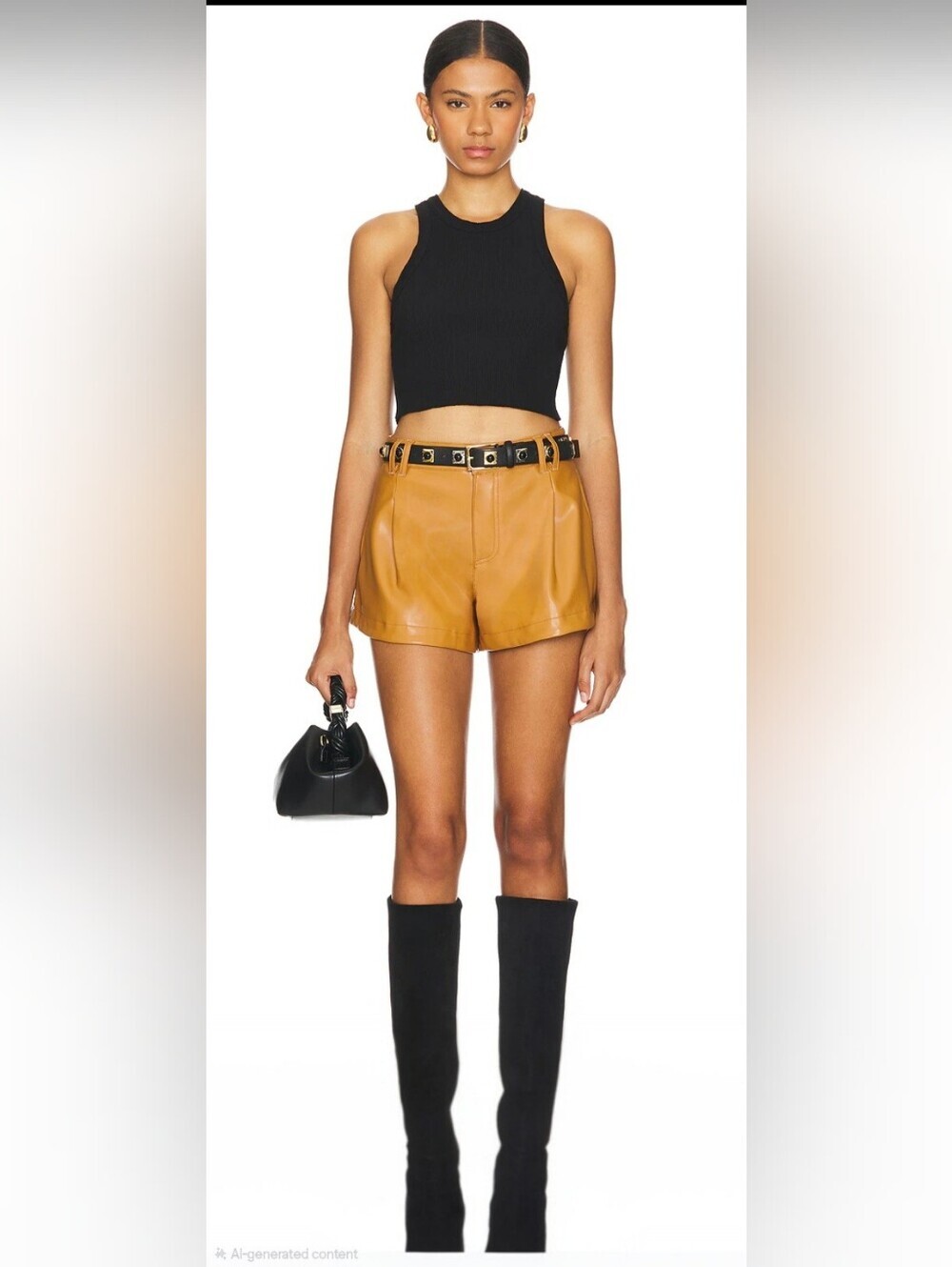🌟 Free People We The Free Reign Vegan Leather Shorts Size 24! 🌟